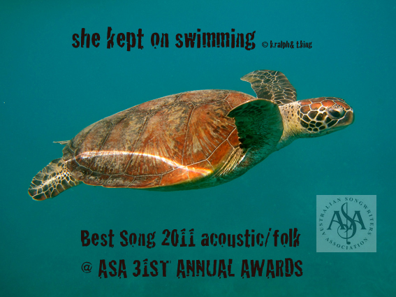 she kept on swimming